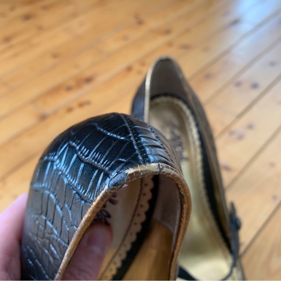 Hale Bob Mary Jane Leather Heels - Picture 8 of 9